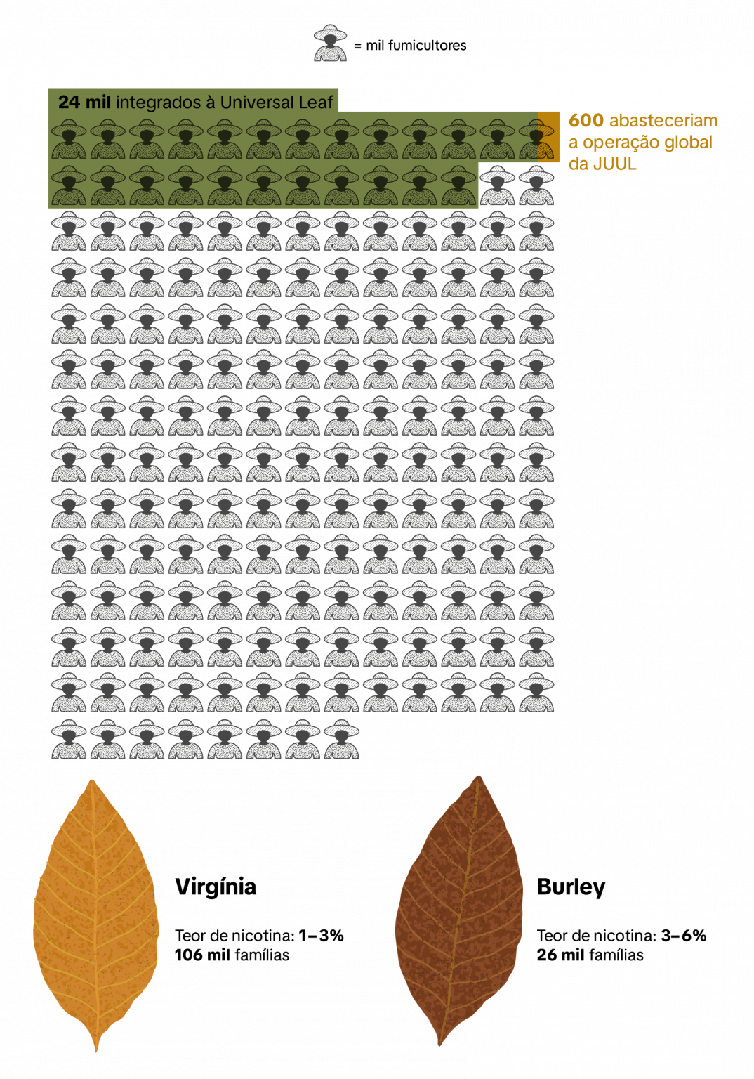 Infographic: less tobacco and more nicotine